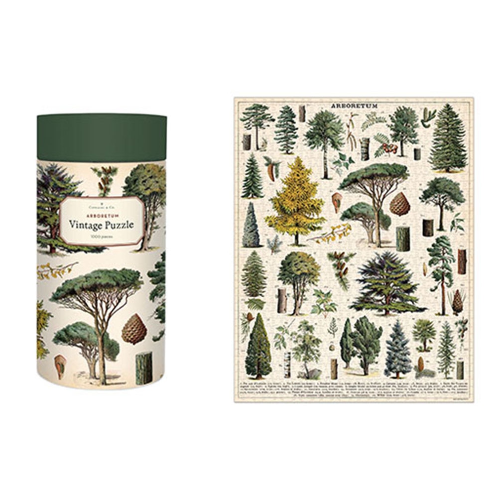 Cavallini, Puzzle, Gifts, 1000 piece, Arboretum, 416525